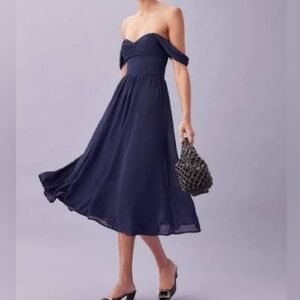 Reformation Violet Dress Blue Size 8